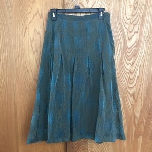 Coldwater Creek Sheer Lined Skirt